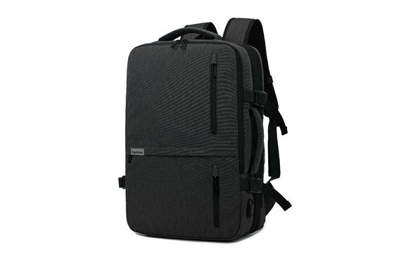 Der schwarze Exekutivrucksack der Geschäftsleute mit Reißverschluss-Schließung