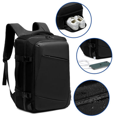 Wasserdichtes Multifunktions-32L 15,6 im dehnbaren Laptop-Rucksack mit USB
